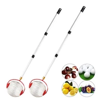 ball collector rolling nut harvester ball picker adjustable outdoor manual tools picker collector walnuts pecans crab apples