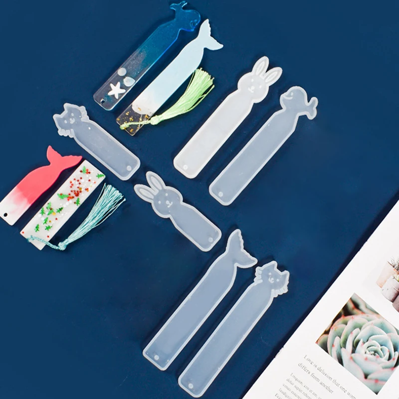 

Прямоугольная силиконовая форма для закладки «сделай сам», маленькая форма для закладки в виде животных, Создание украшений, рукоделие, Про...