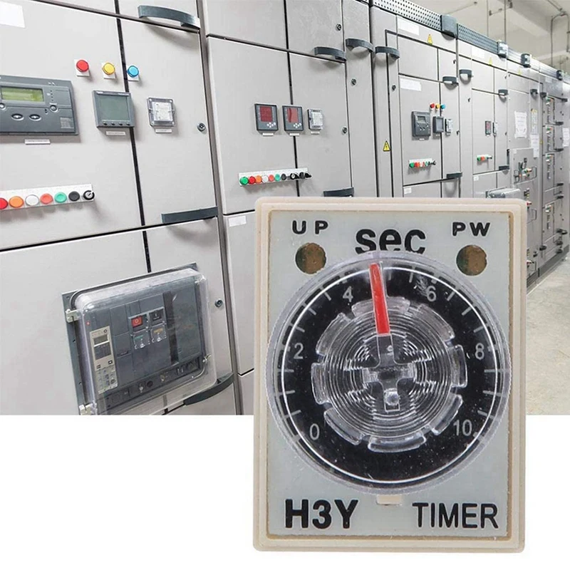 Реле времени задержки 5X 10S реле H3Y-2 AC 220 В 8 PIN регулирующая ручка управления для