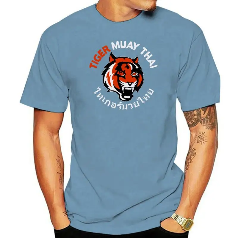 

Новые мужские футболки Tiger Muay Thai боевое искусство кикбоксинг