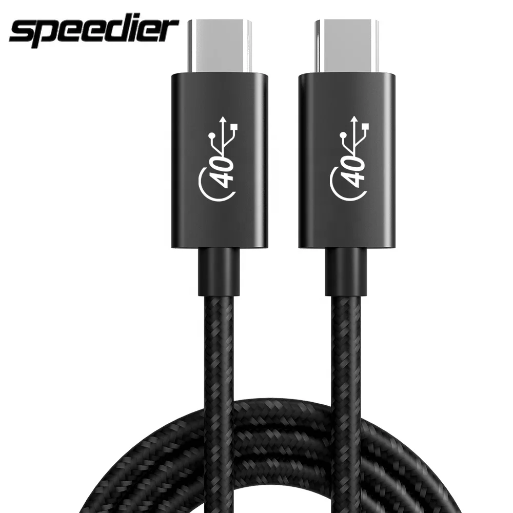 

Лидер продаж Amazon, кабель Thunderbolt 3 40Gpbs USB4 Type C 100 Вт 5A Thunderbolt 3,0, USB C кабель, совместимый с Mac Pro ThinkPad Alienware