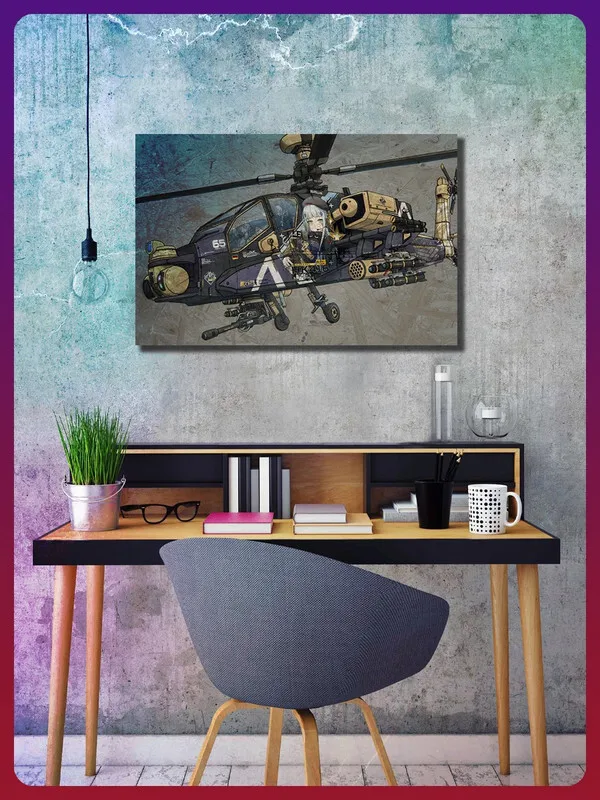 Картина интерьерная на рельефной доске ОСП игра Apache Air Assault (PS Xbox PC Switch) - 9800 |