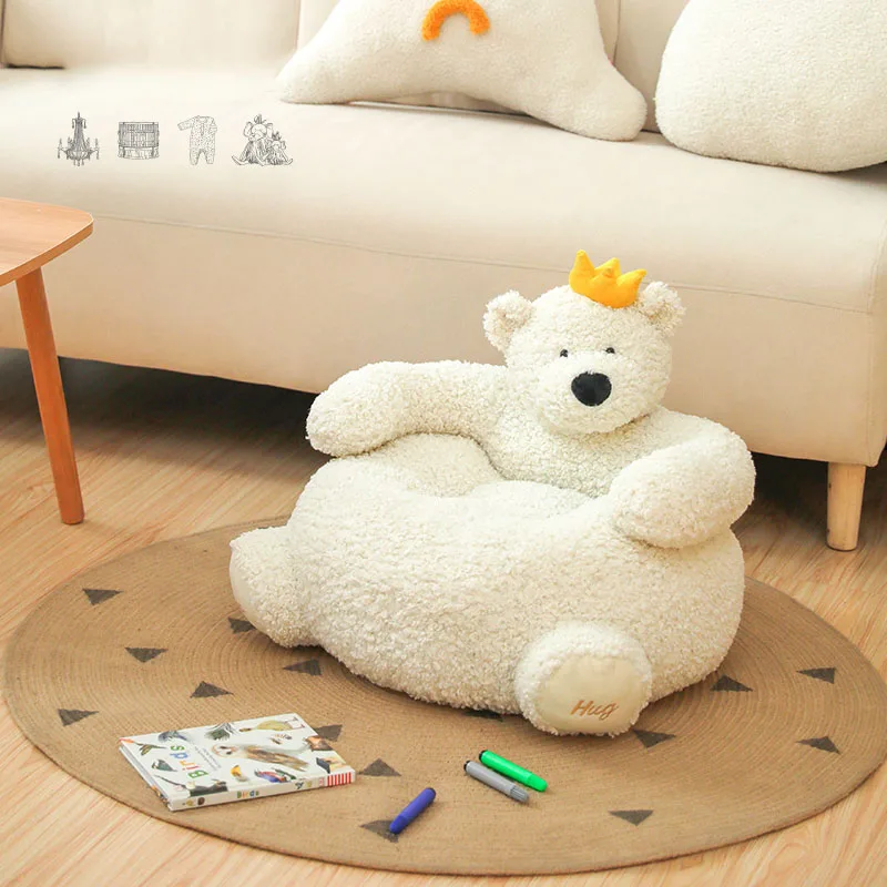 

Lazy Bear Sofa 가구 Nordic Style Reading Sofa For Living Room Bedroom meubles pour enfants Home Furniture Sofas פוף