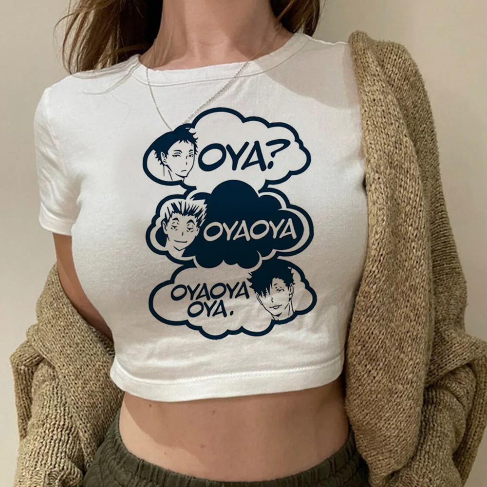 Haikyuu волейбол Voleibol укороченный топ 2025 гранж y2k лето 2000-х годов Shoujo стиль девушки