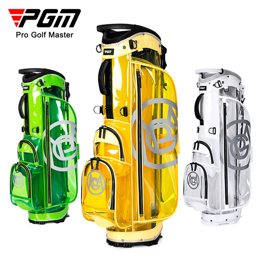 

PGM Golf Bracket Ball Bags Portable Club Pack Waterproof TPU Lightweight Bright Transparent Put All Sets Clubs QB131 for Women