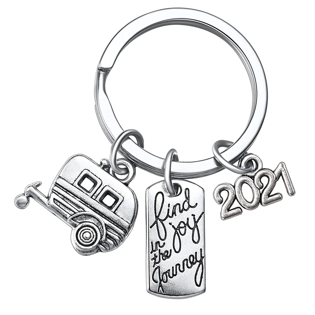

Keychain Keyring Key Retirement Journey Gift Chain Happy Rv Travel Ringjoy Find The Charm Bosstrailer Relationship Vintage