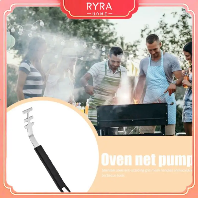 

Heat-Resistant Grill Grate Lifter Anti-Scald Cooking Grate Lifter Tool BBQ Grill Tools Accessories For Camping Kitchen Gadgets