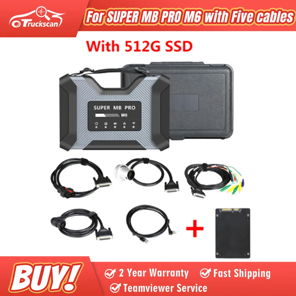 

New Design SUPER MB PRO M6 Upgrade MB C4 C5 AS C6 WiFi MB Star Diagnosis Full Configuration Cars Trucks diagnostic tool