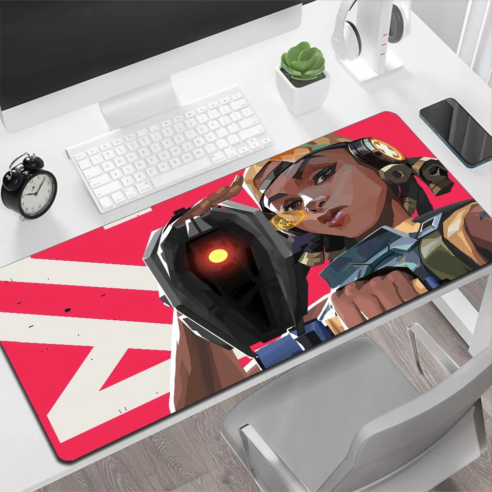 Большой коврик для мыши VALORANT Raze игровой компьютерный большой XXL клавиатуры