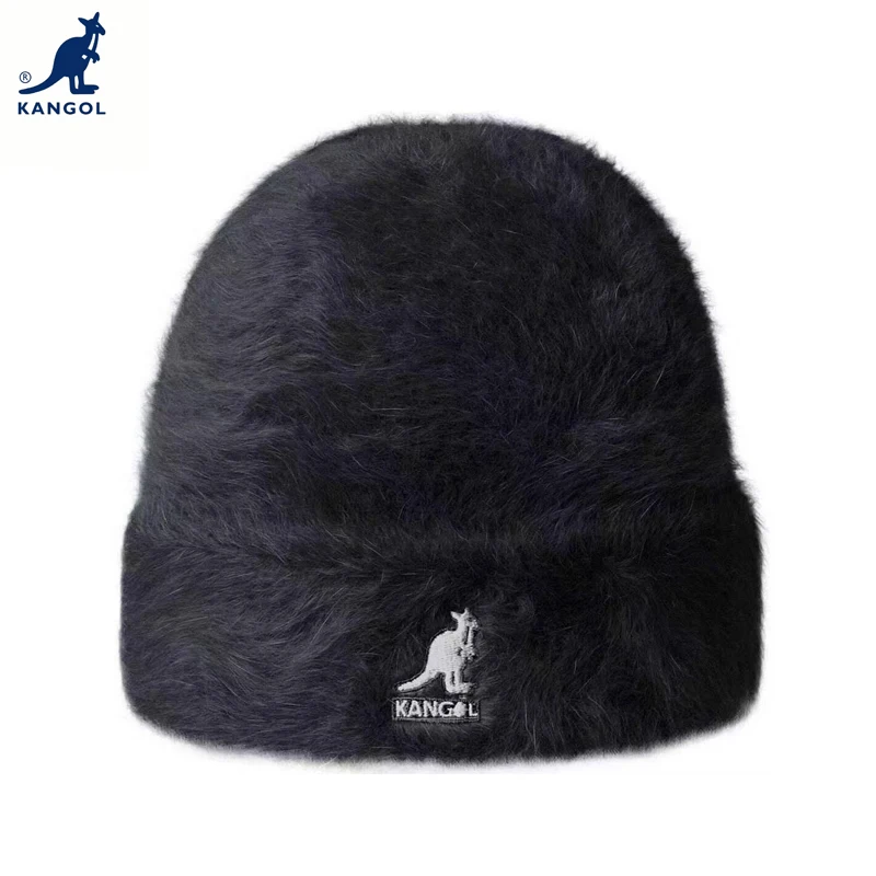 

Оригинальная вязаная шапка Kangol, плюшевая теплая Повседневная шапка, осенне-зимняя уличная НОВАЯ шапка