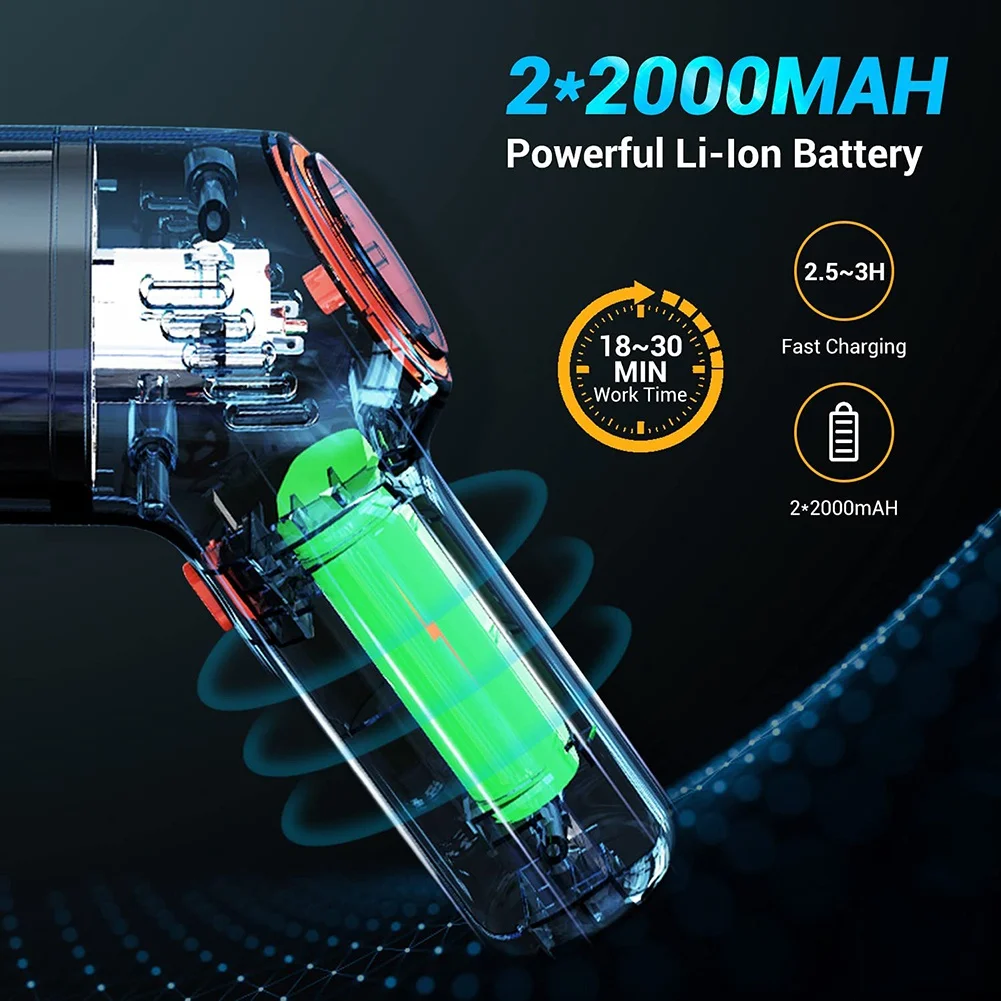 8000Pa пылесос беспроводной мини перезаряжаемый ручной с сильным всасыванием