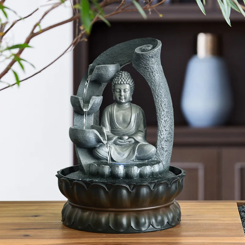 Фантастические подарки водный фонтан со светодиодной подсветкой 4-слойный