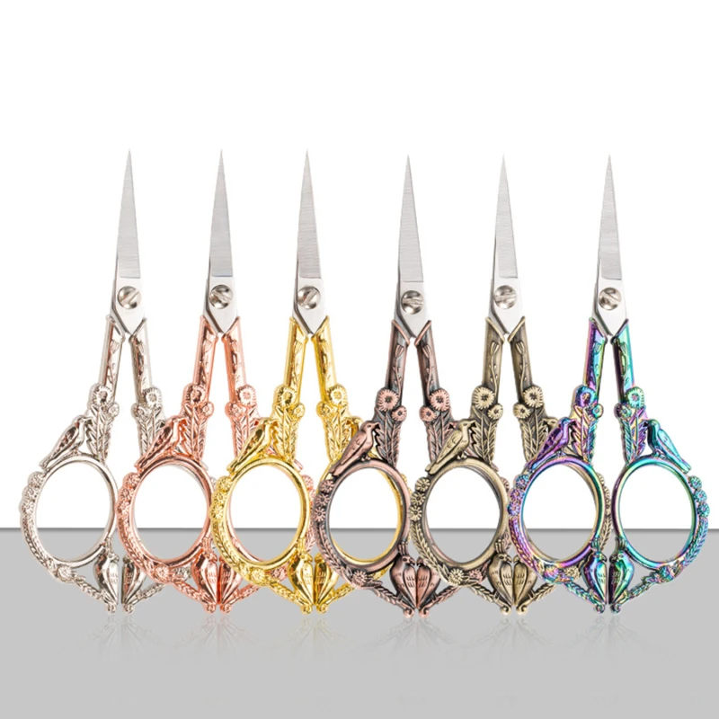 

Cross Stitch Craft Scissors Retro Needlework Tailor Scissors Antique Embroidery Scissors Supplies Zinc Alloy Scissors Tool