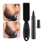 Мужская борода, искусственные волосы для лица, усы, восстанавливающая форма, искусственная кожа, питание, формирование, против выпадения волос, набор для укладки