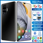 Смартфон, 6,6 дюйма, 12 Гб + 512 ГБ, для Vivo X60 Pro, Samsung, Huawei, Xiaomi