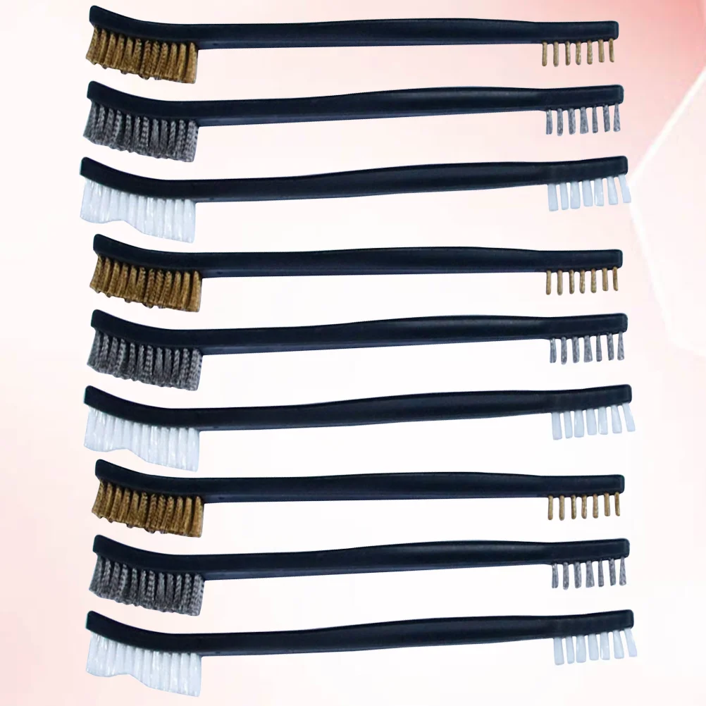 

Brush Wire Steel Rust Brass Scratch Brushes Metal Cleaning Car Nylon Stainless Wool Set Slag Groove Oil Kit Automotive Double