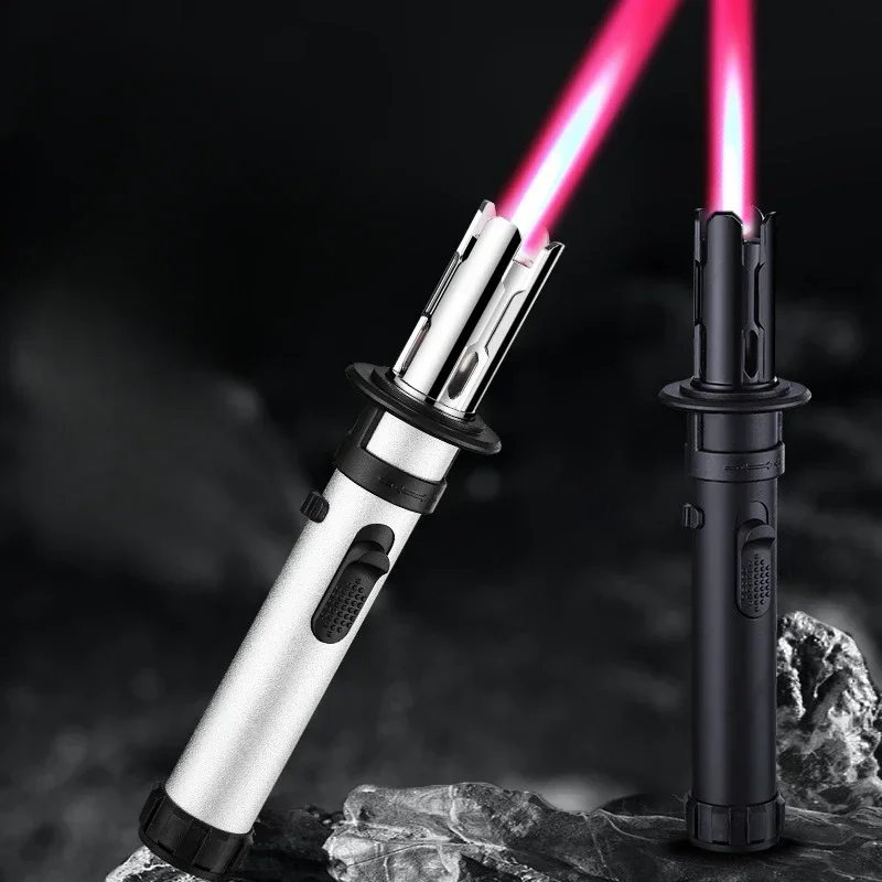 Газовая зажигалка с турбонаддувом ветрозащитный распылитель высокой мощности