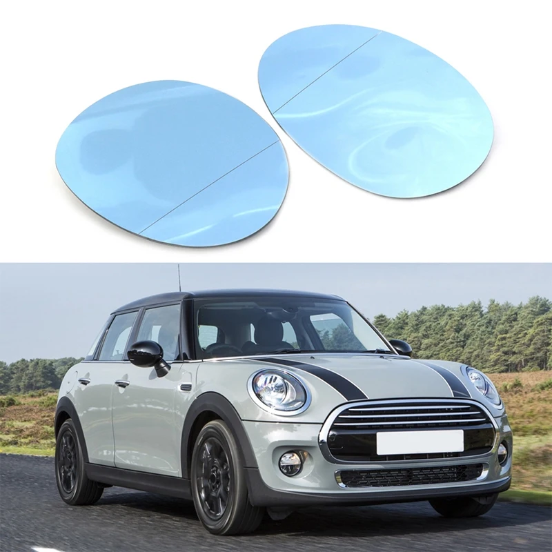 

L+R Rear View Mirror Glass For BMW MINI F55 F56 2014-2020 51167366039 51167366040