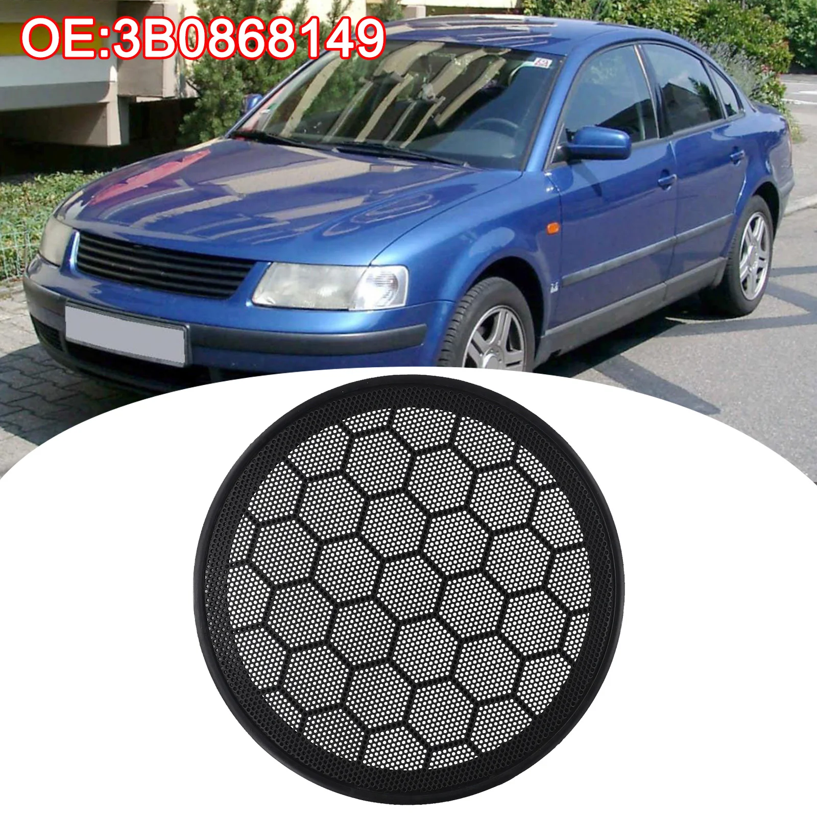 

Крышка громкого динамика CarDoor, гриль для Passat B5, для Golf MK4 3B0868149, защитный динамик, крышкаwwwAutowwwАксессуары