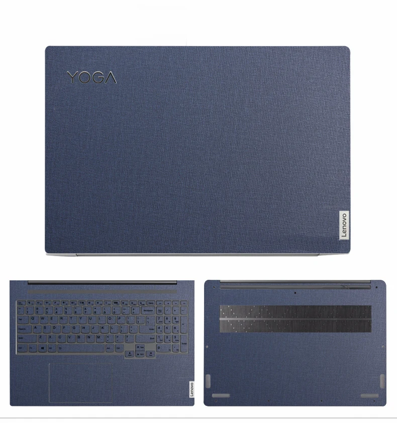 Чехол-наклейка для ноутбука Lenovo Yoga 7i 14IRL8 (14c) 2023/ Yoga7 14lM9 2-в-1 из углеродного волокна