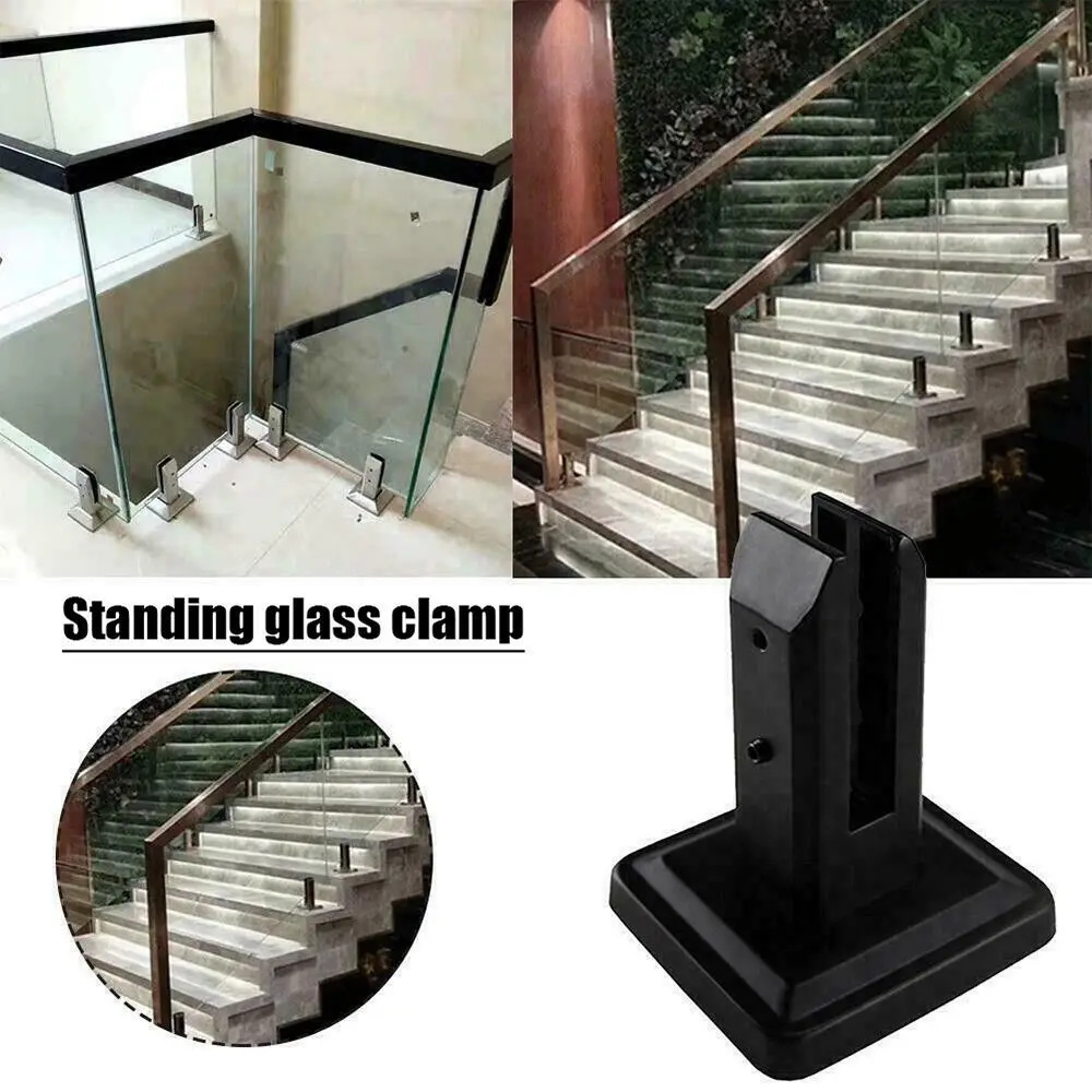 

Напольная стойка из нержавеющей стали для ограждений, зажим для стекла без пробивания отверстий, зажим для стекла бассейна, кронштейн для ограждения, аксессуары для ограждений