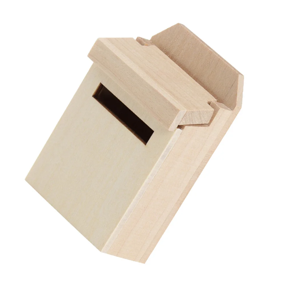 

Micro Flips Mailbox House DIY Furniture Mini Wooden Crafts Mailbox