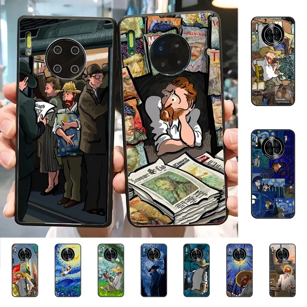 

Van Gogh Phone Case For Huawei Mate 10 20 30 40 50 lite pro Nova 3 3i 5 6 SE 7 pro 7SE