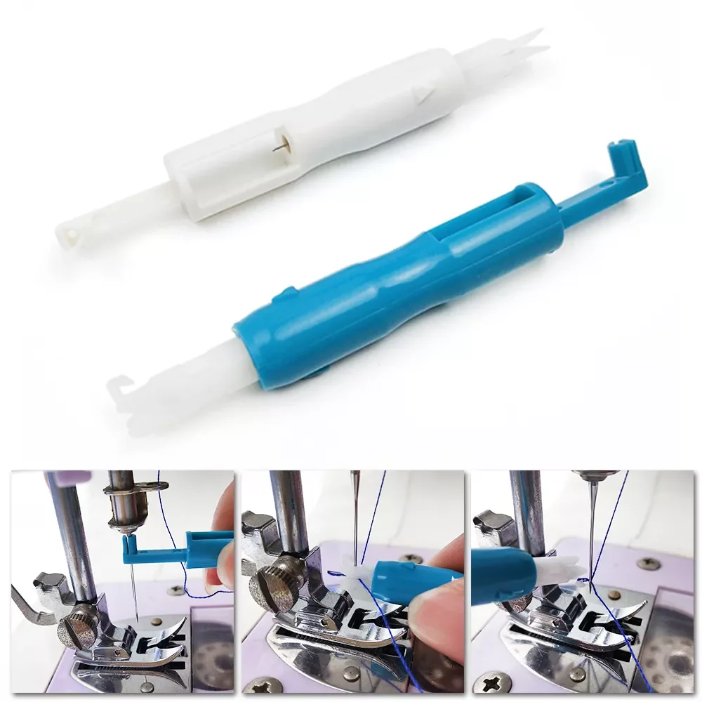 

Hot Sell Quick Sewing Machine Needle Threader Stitch Insertion Tool Changer Automatic Threader Sewing Hold Needles Firmly