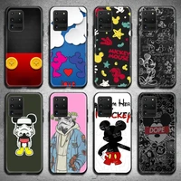 cartoon vintage mickey mouse star wars phone case for samsung galaxy s22 s21 plus ultra s20 fe s9 plus s10 5g lite 2020