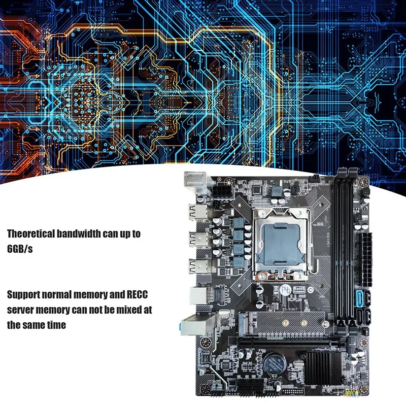 NEW-X79 комплект материнской платы компьютера + процессор E5 2420 кабель переключателя