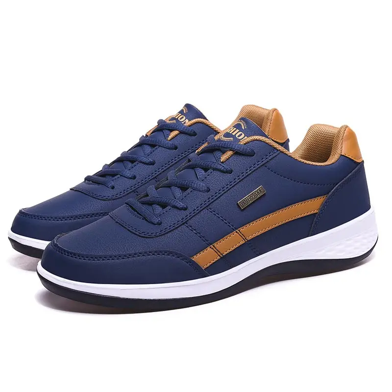 

Низкие мужские спортивные туфли из ПУ кожи, мужские брендовые кроссовки, спортивная обувь для мужчин, мужская обувь для бега, оптовая продаж...