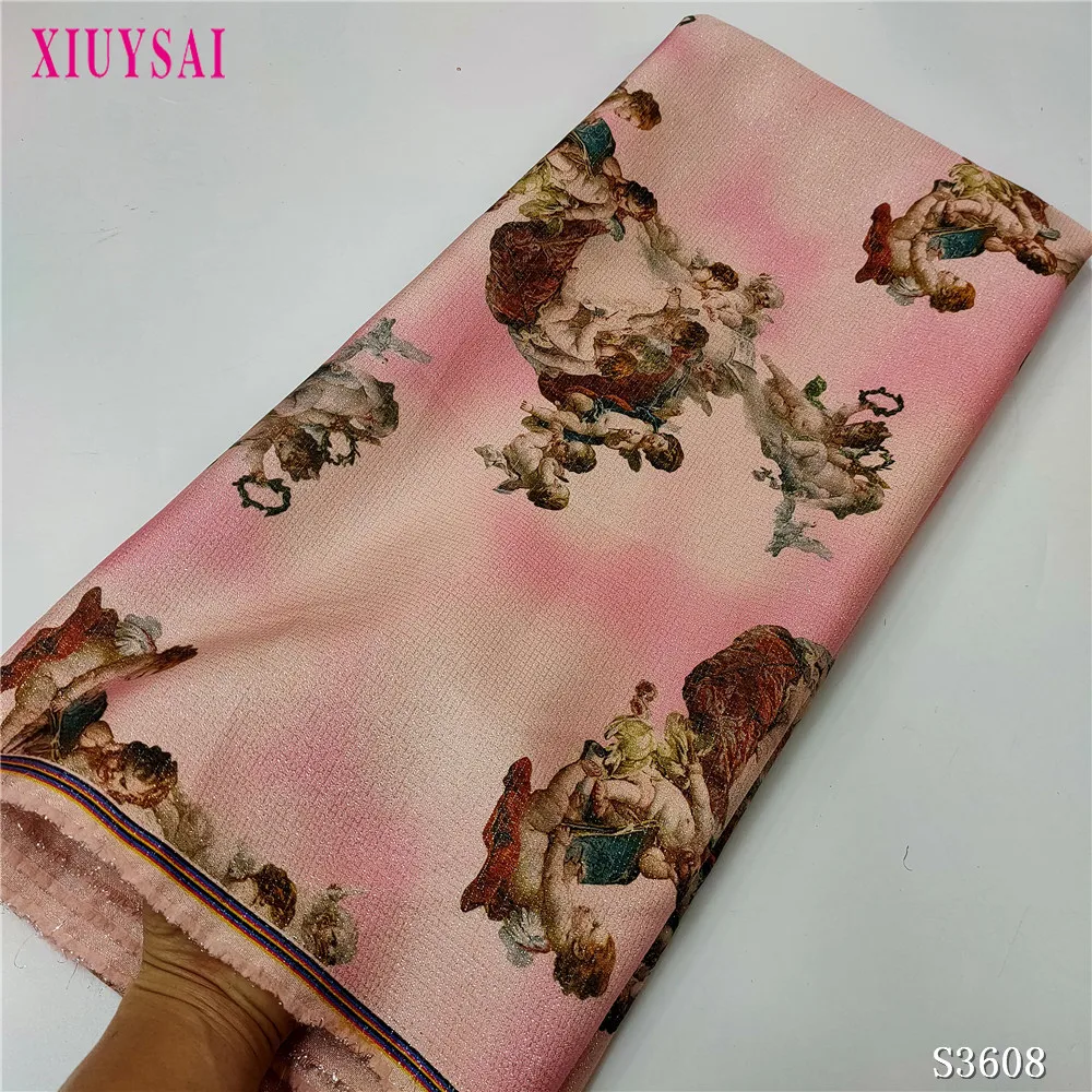 Высококачественная искусственная жаккардовая кружевная ткань 2022 вышитая