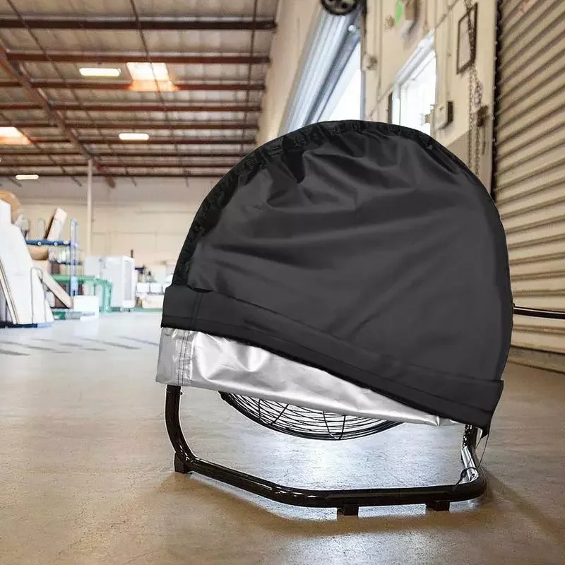 

Fan Cover Waterproof Dust-proof For 20" High-Velocity Drum Floor Fan Protective Cover In Heavy Duty Material Black