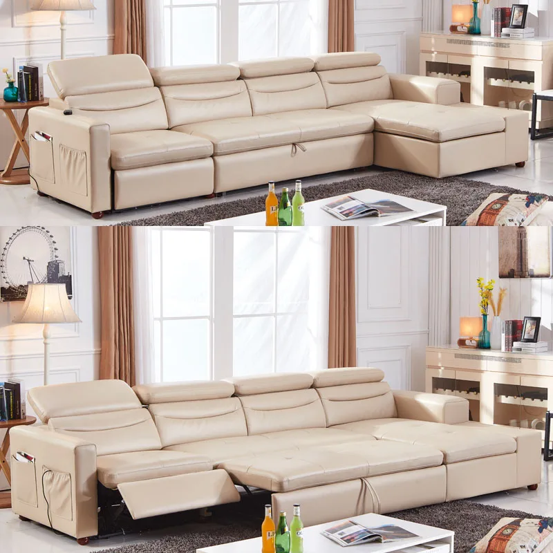 

TuyaAmerican Living Room Sofa Bed Recliner Leather Sofa