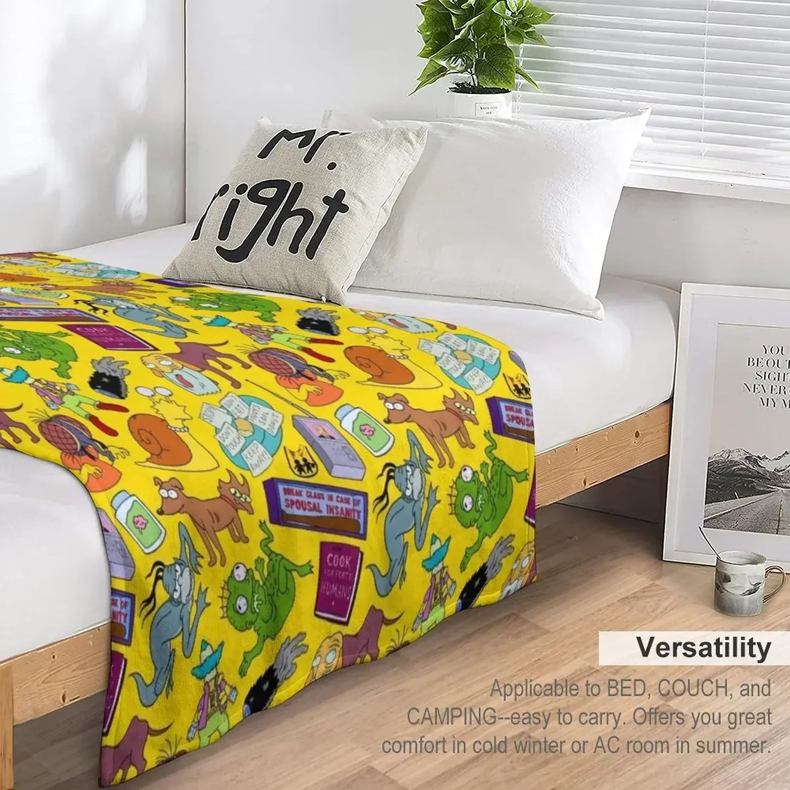 Дерево ужасов Пледы Постельное белье Волосы Мягкие одеяла