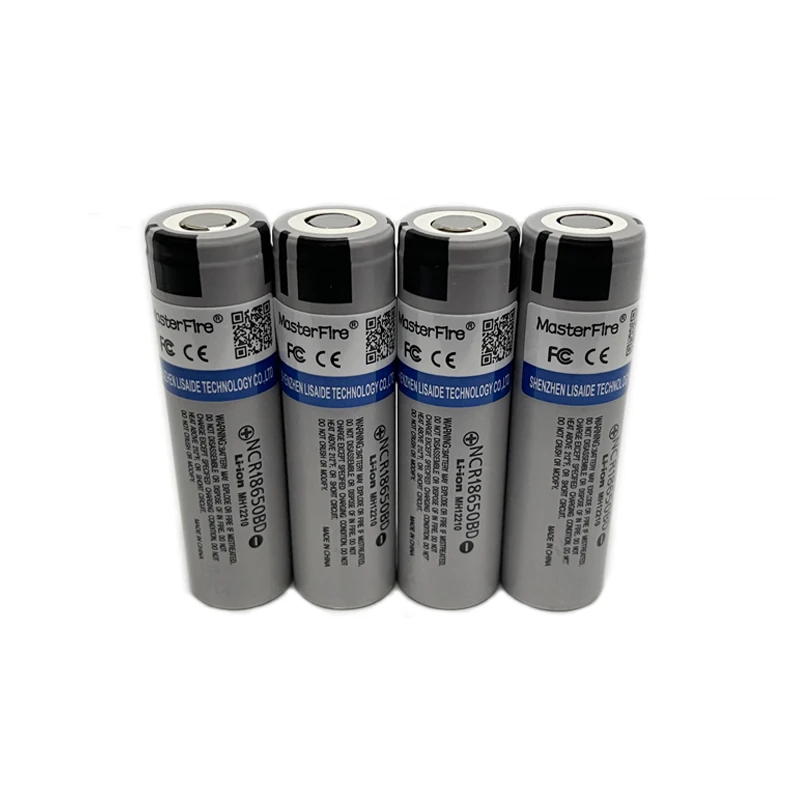 MasterFire 10 шт./лот оригинальная 18650 NCR18650BD 3 7 В 3200 мАч А литиевая аккумуляторная