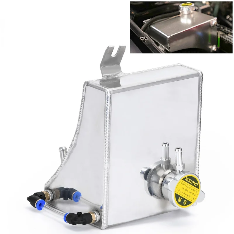 

Алюминиевый резервуар для перелива охлаждающей жидкости для 89-94 Nissan S13 S14 S15 240SX 180SX все модели аксессуары для модификации автомобилей