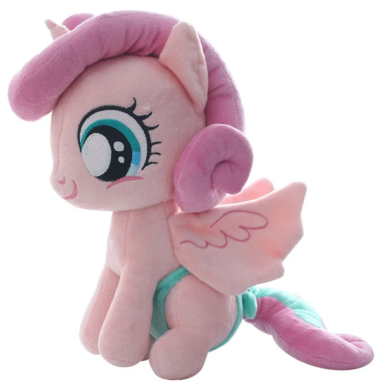 Фото Плюшевые игрушки My Little Pony, куклы-единороги для детей, подарок на день рождения: Принцесса Луна, Твайлайт Спаркл, Эппл Блум, Королева Кризалис №5