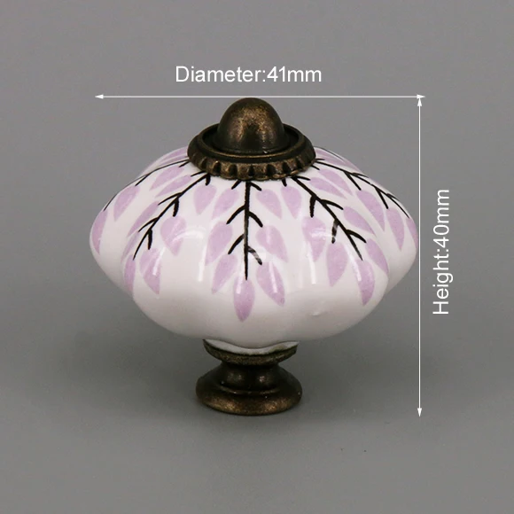 

Винтажные керамические ручки для шкафа