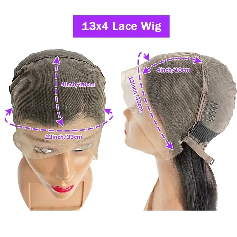 Прямой # Парик из натуральных волос 4350 Bob Human Hair Wigs Omber Ginger Brown Highlight, 13x4 Lace Frontal, Remy, предварительно прорезанный, для женщин (art.: 3920daf67d267) - 3920daf67d267