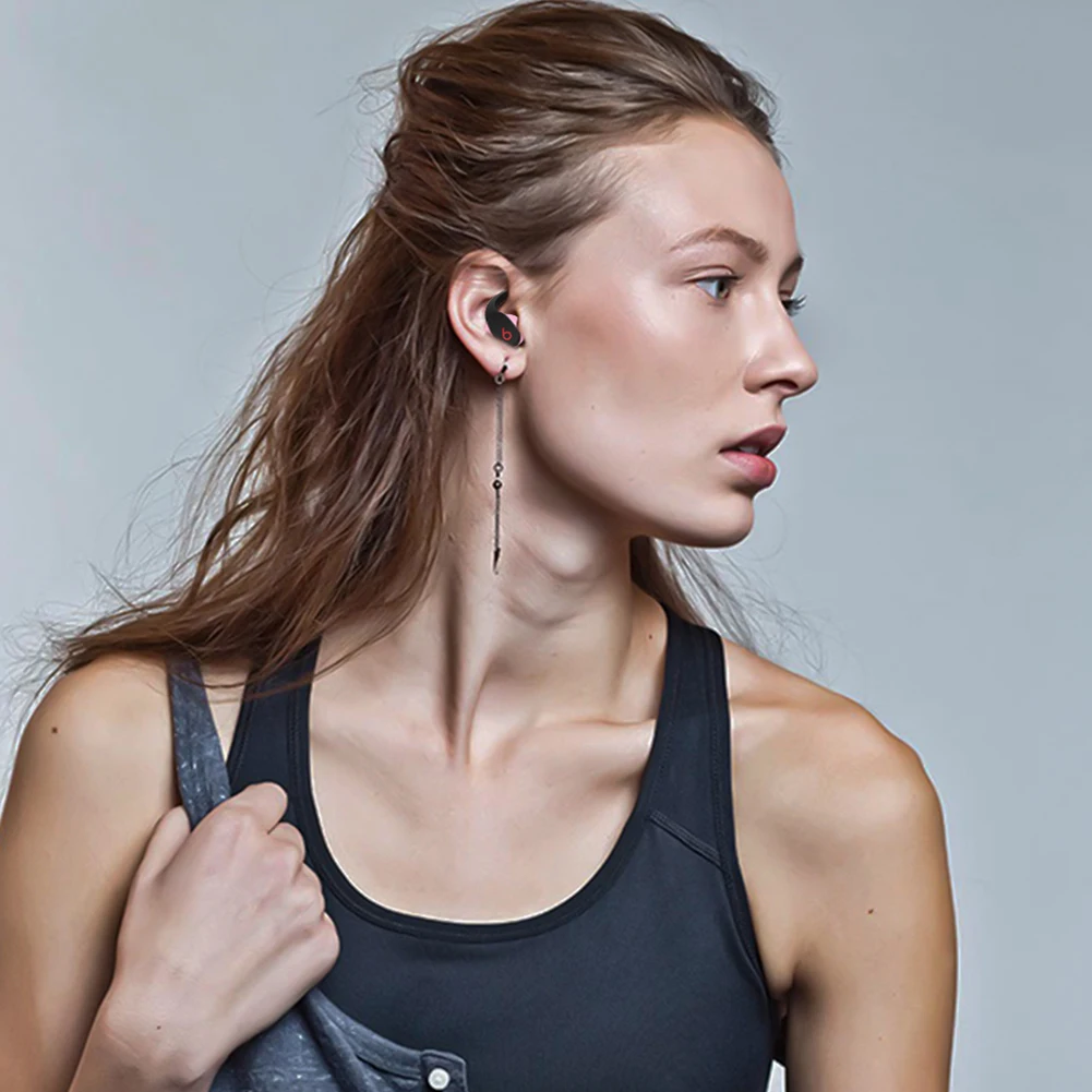 5 пар силиконовых насадок для ушей противоскользящие защитные чехлы