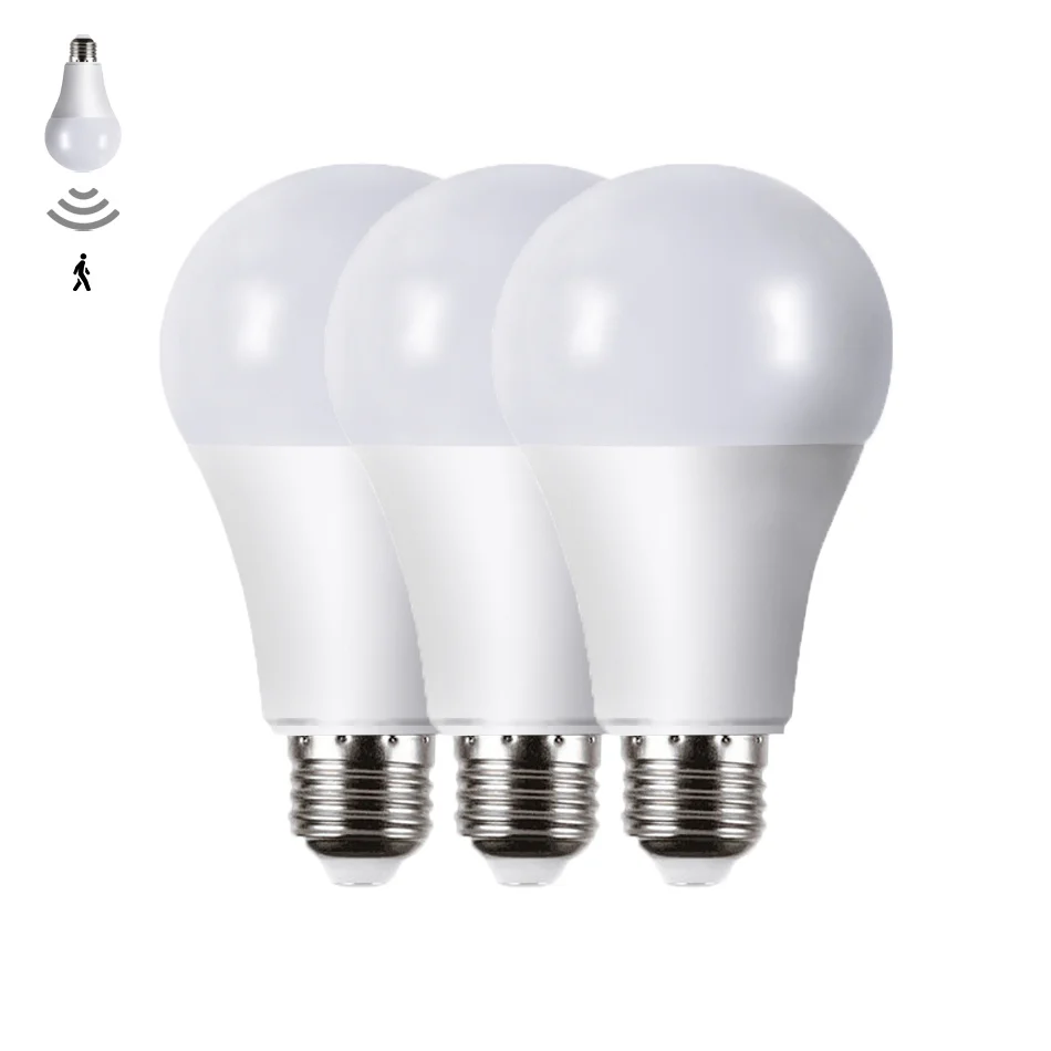 

Radar Sensing Human Body Induction LED Bulb Lamps E27 3W 5W 7W 9W 12W 220V Light Bulbs Smart Spotlight High Brightness LED