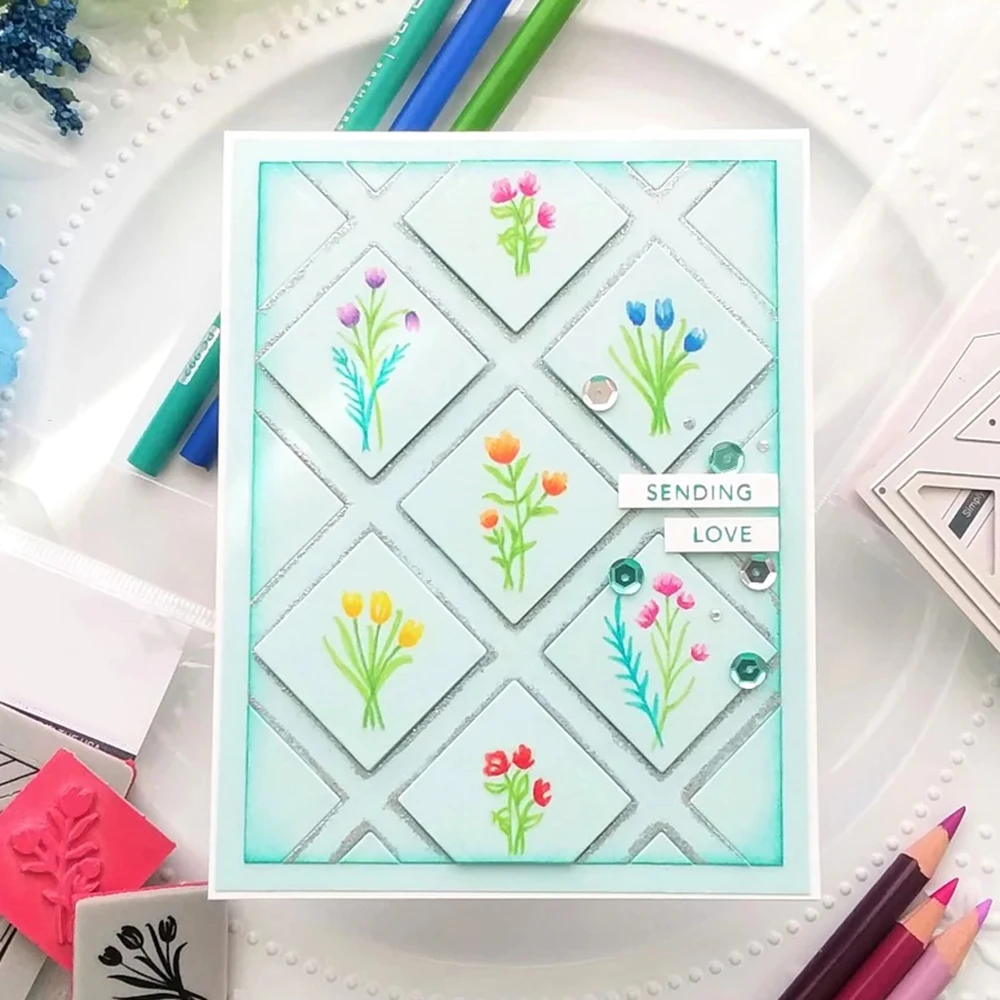 2024 AliliArts металлические пресс-формы просто бриллианты рамка Сделай Сам