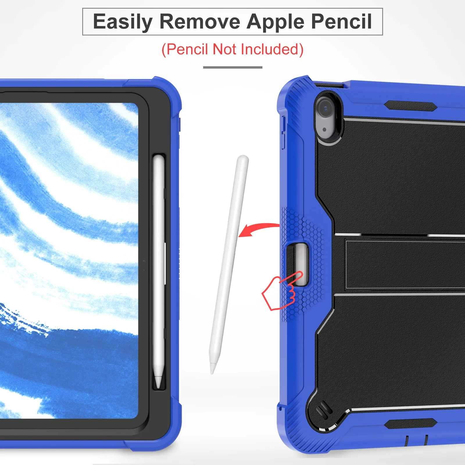Фото Чехол для планшета iPad Air 5 Air 6 A16 11th Pro 11 Air 13 Armor Stand Противоударный для iPad 10.5 10.2 9th 8th 6th 9.7 Mini 7 6 №2