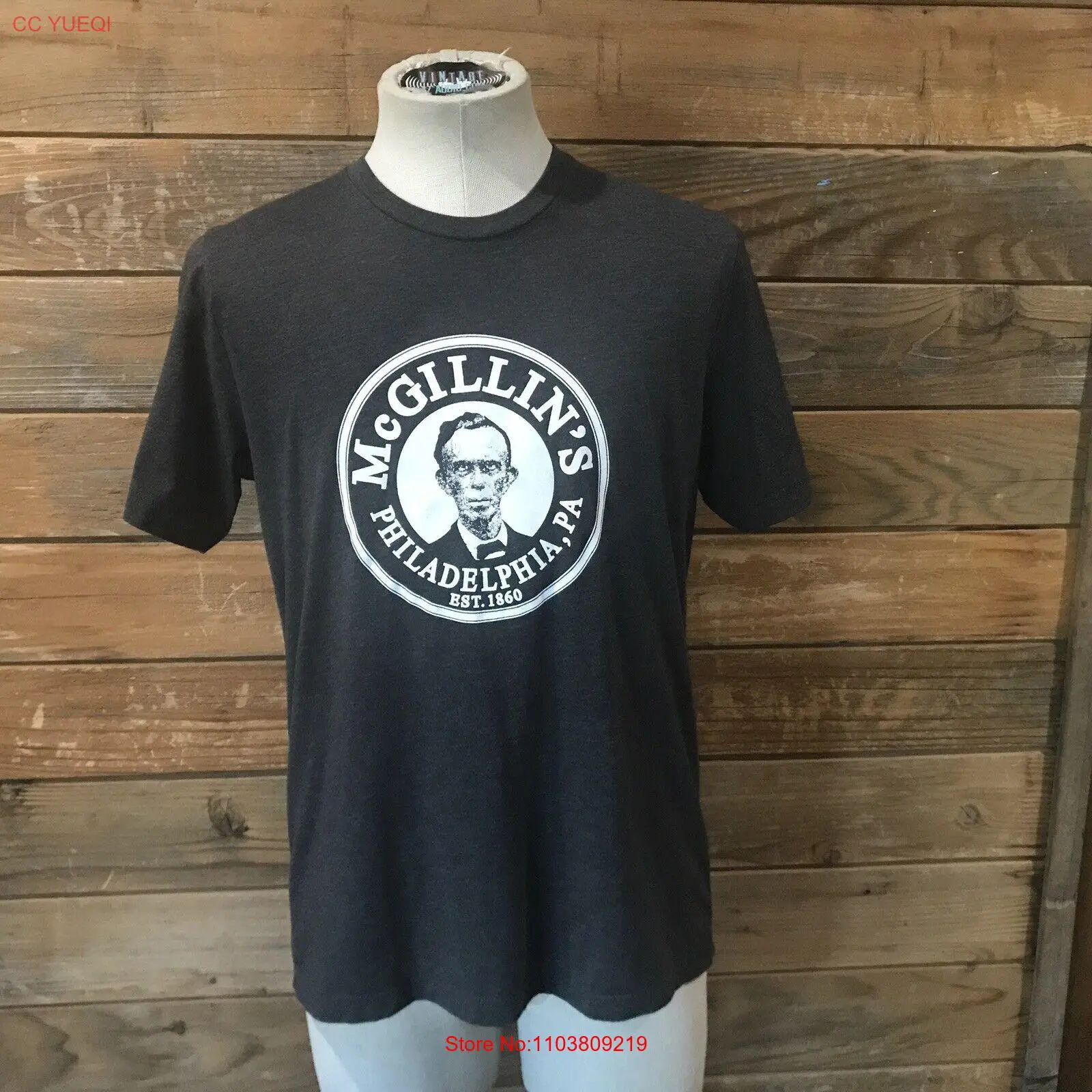 Футболка McGillin's Philadelphia PA Bar Est 1860 мужская ширина M/L 20 дюймов