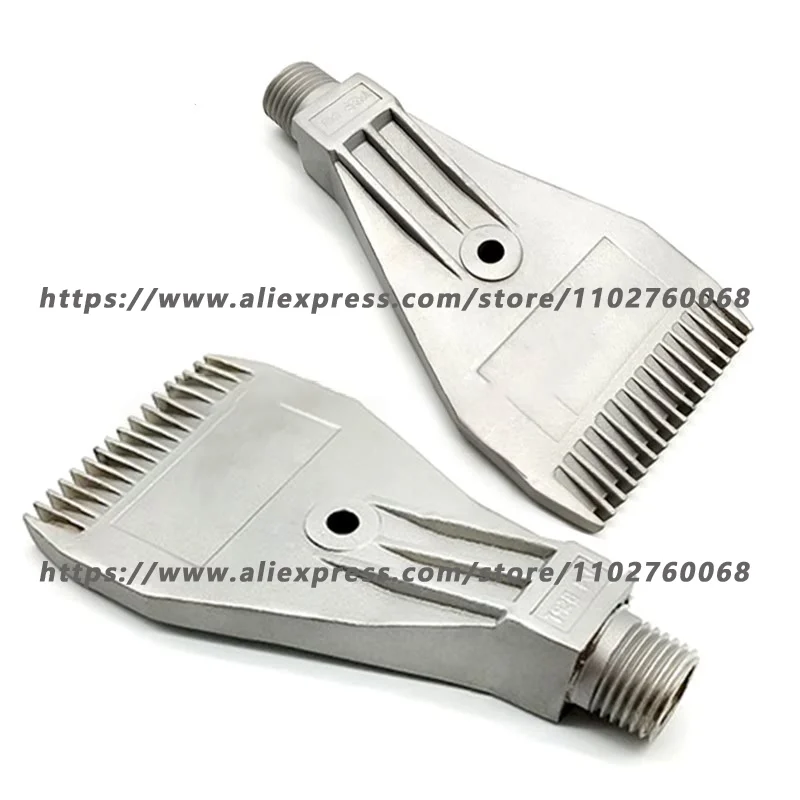727 Air Blowing Nozzle 1/4'' Stainless Steel 304 16 Holes Jet Clean and Blow Dry Spray Nozzle tuin Windjet Air Knife Nozzle