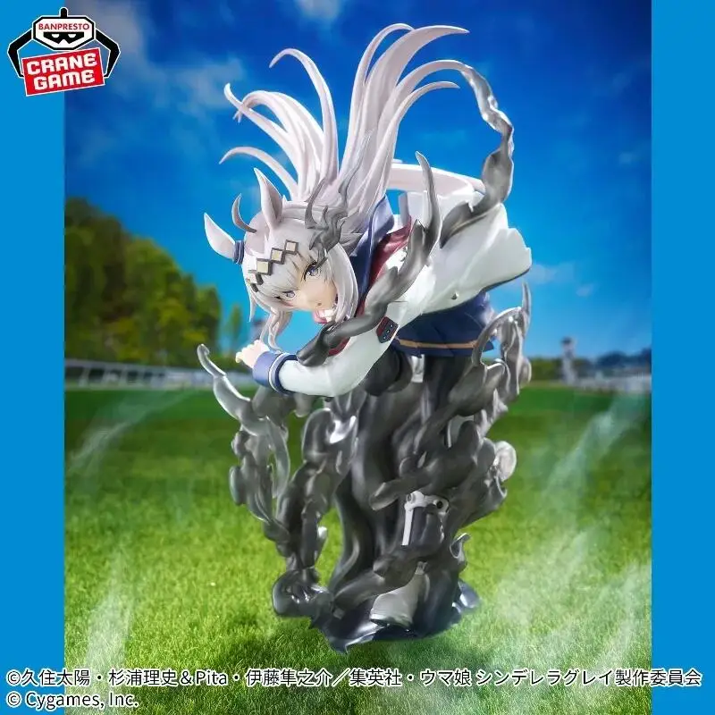 Фото Подлинная новинка и неоткрытая Bandai Banpresto Uma Musume Золушка серая Tamamo Cross Oguri Cap Аниме Фигурки Модель №4