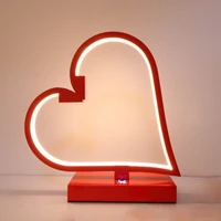 home decoration lover gift bedroom bedside table study creative romantic warm wedding lamp red ornaments home accessories