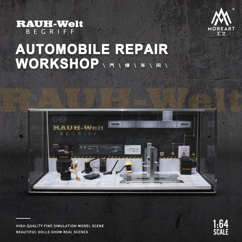

MoreArt 1:64 auto repair workshop LBWK / RWB