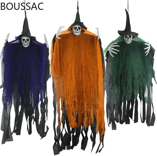 

2023 New Halloween Hanging Witch Hanging Decoration Haunted House Props Scene Layout Hanging Ghost Halloween Decorations